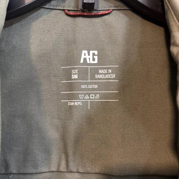 AG Gear Farm Hand Overshirt New With Tags Work Shirt Jac Size Small Moss Colored - Picture 4 of 7